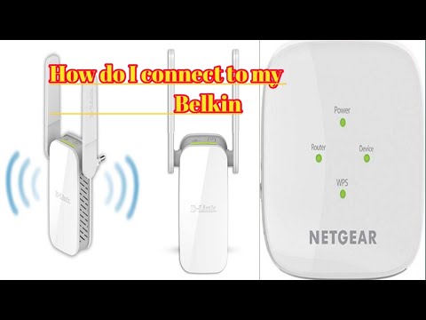 How do I connect my Belkin Wifi I How do I setup my Belkin N300 WiFi extender