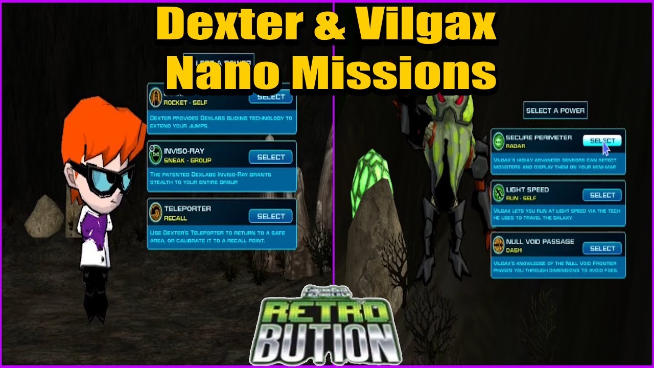 Fusionfall Dexter Nano