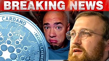 IMPORTANT CARDANO UPDATE: IS ADA HURTING BECAUSE OF THIS?