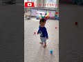 Lần đầu tèo đá banh ⚽️😎 | Little Soccer Star #shorts #babysoccer #cutebaby #momandbaby