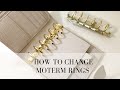 How to Change Moterm Rings // Moterm 25mm rings to 30mm rings in pocket luxe ring planner