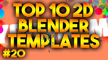 Top 10 Best Blender 2D Intro Templates #20 – FREE DOWNLOADS