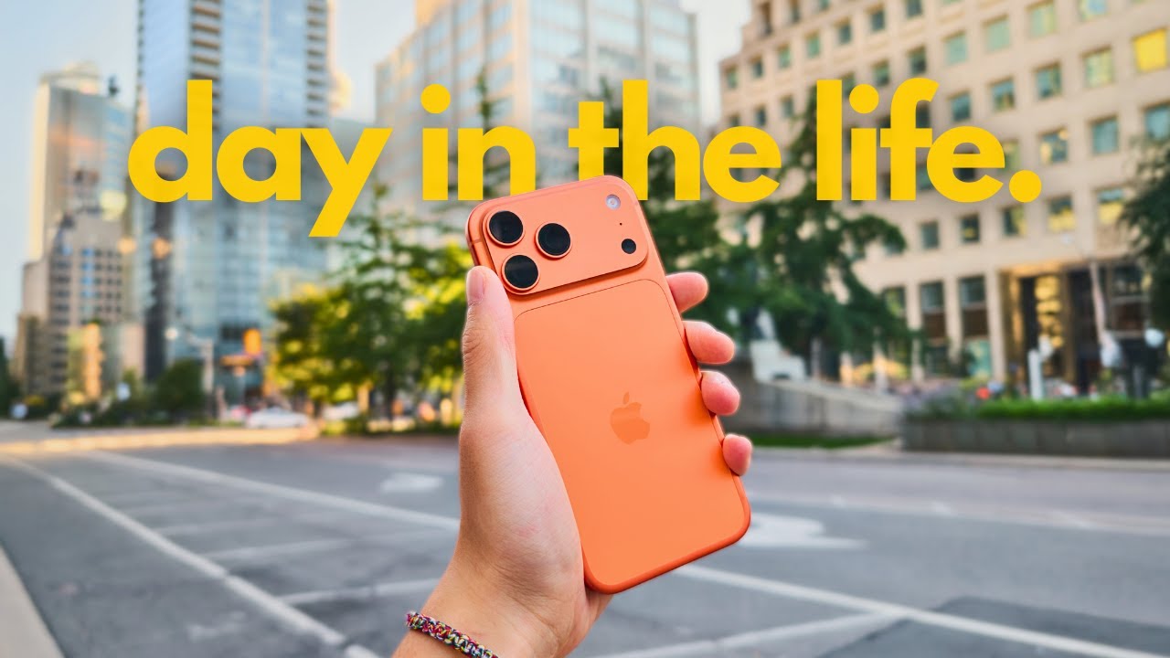 День из жизни с iPhone 17 Pro Max — отзыв студента университета