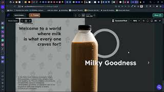 Designing a Refreshing Cold Beverage Landing Page with Flutterflow | Step-by-Step Guide Beverage Product Showcase Landing Page