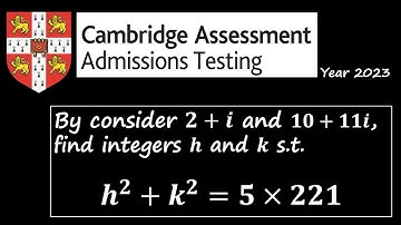 Solving a Complex Numbers Problem: Cambridge Admissions Test 2023