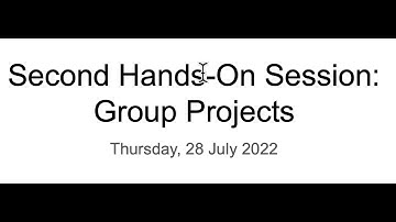 Thu Hands-On Session: Orvara Group Projects