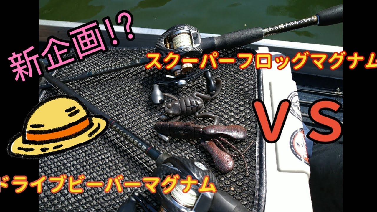 新企画マグナム対決!?スクーパーフロッグマグナムVSドライブビーバーマグナム 高山ダム♪
