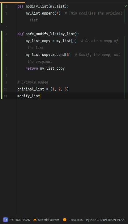 Why does modifying a list inside a function affect it? Why Does ...