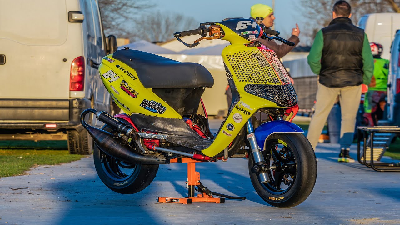 Prima PROVA  del MALOSSI TESTA ROSSA 100cc 😍🤯