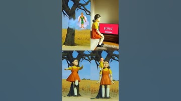 Cute Doll Dancing Ballet #funny #squidgame #squidgame2 #cute #fyp #shortsviral #shorts