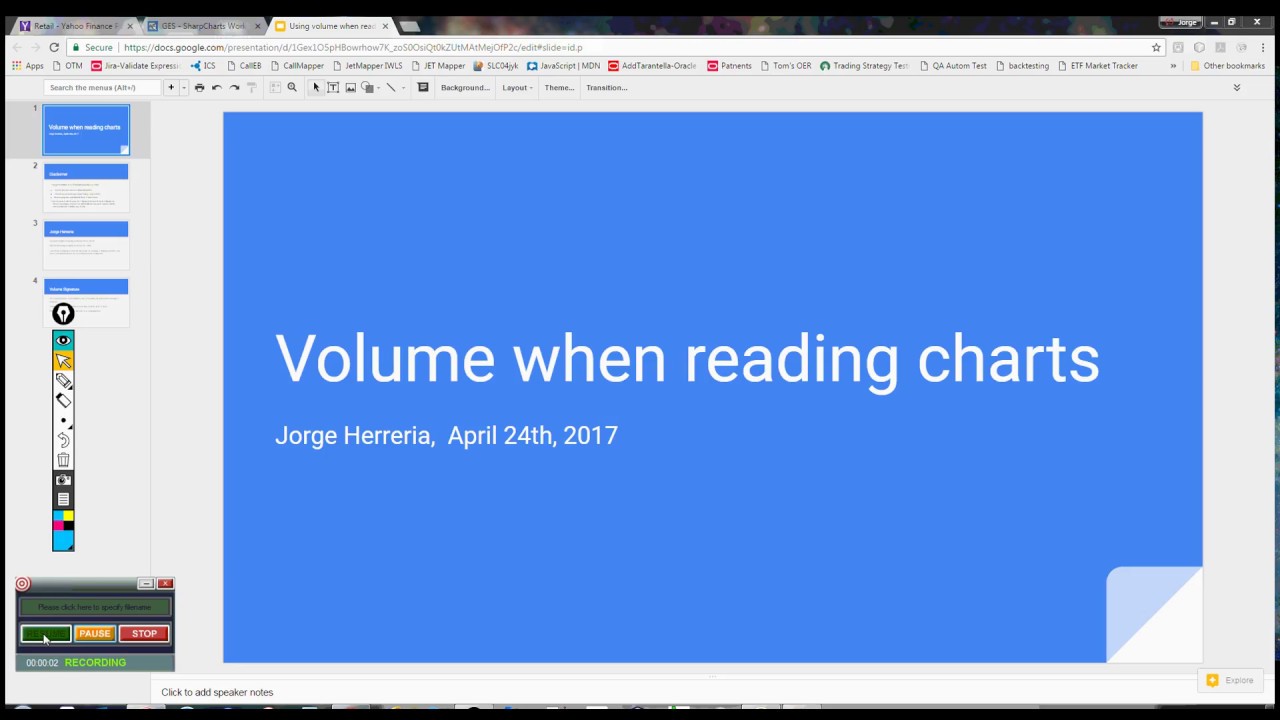 Reading Volume Charts