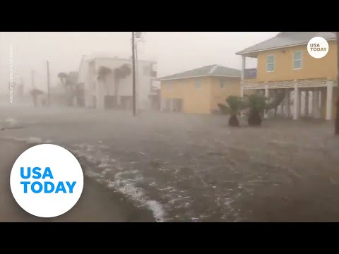 Hurricane Nicholas hits