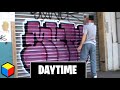 Cops cant catch him daytime painting  mute graffiti interview