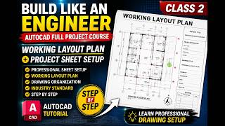 Build Like an Engineer – AutoCAD Course Class 2 | Site Plan & Complete Floor Plan | Bangla Tutorial