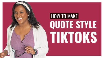 How to Make Twitter Style Quote Videos for TikTok (Canva Tutorial)