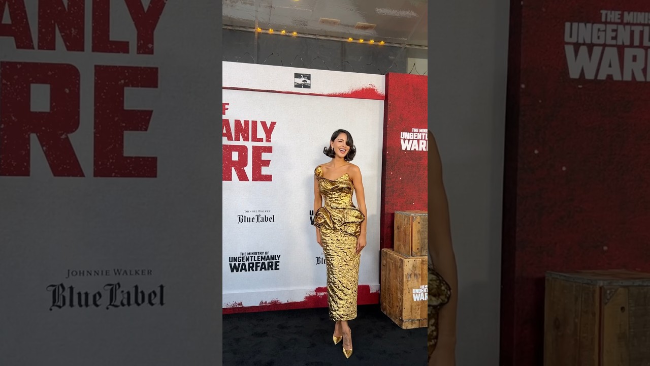 Eiza González dazzles at NY premiere of The Ministry of Ungentlemanly Warfare.