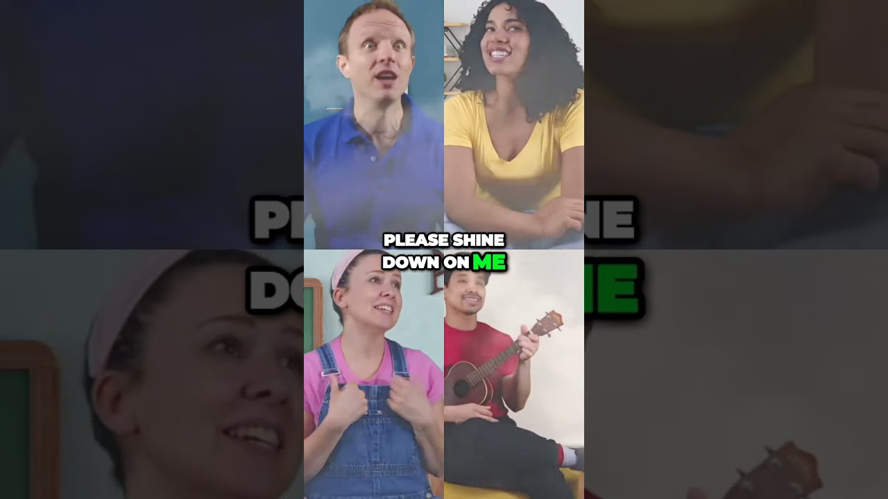 Playful Kids Sing for Mr  Sun to Come Out and Shine!