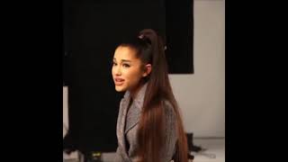 ariana grande singing "sugar were going down" during 'thank u, next' era.