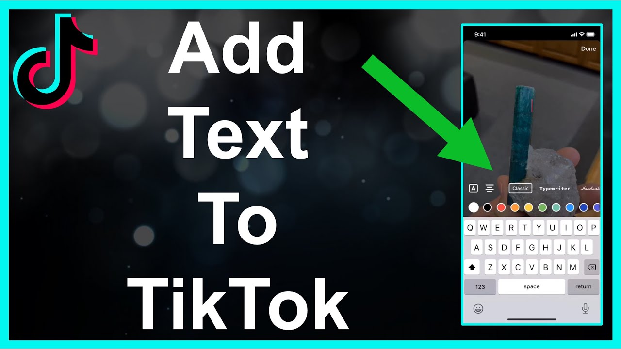 How To Add Text To Tiktok Slideshow And Video Youtube