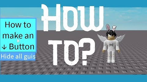 How to make a hide/show gui button