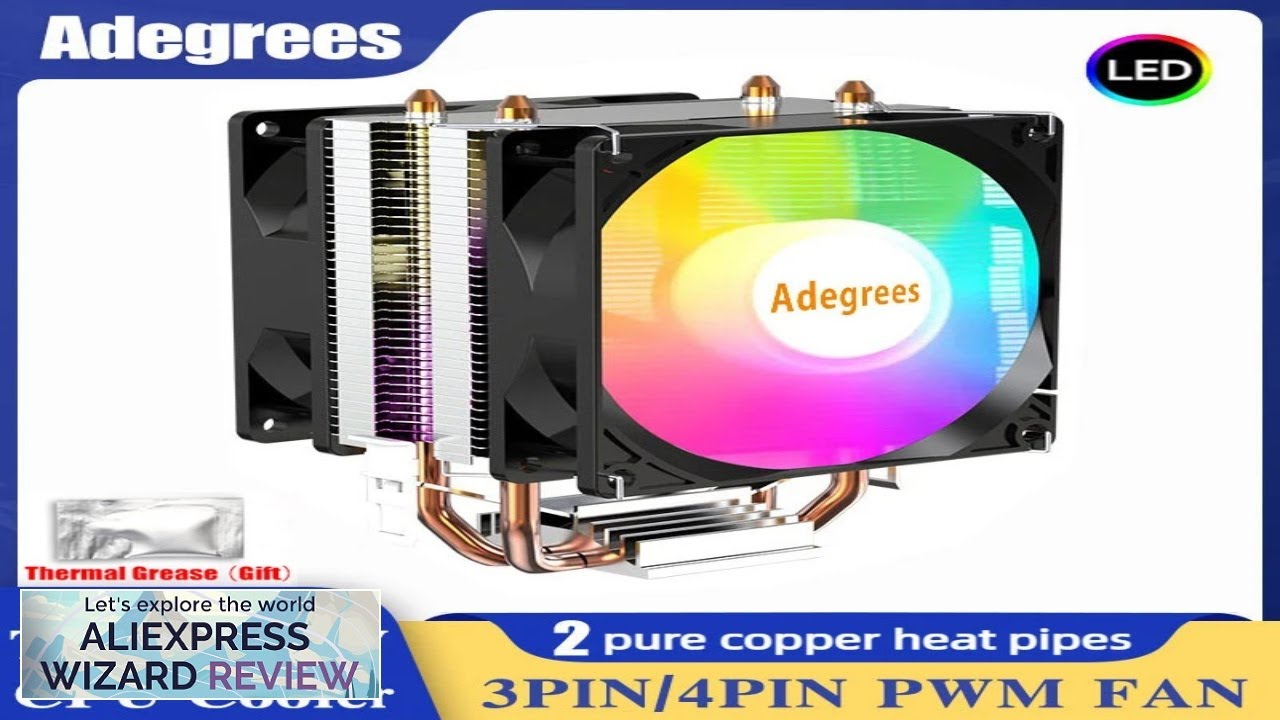 CPU Air Cooler X79 X99 3Pin/4Pin PWM Processor Cooling Fan For Intel Review