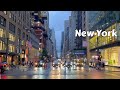 Exploring the streets of new york city  midtown manhattan 4k ultra 60fps