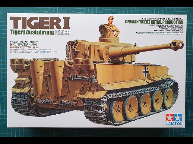 Tamiya 1/35 Tiger I Ausfuhrung Afrika (Initial Production Tamiya 1/35 Tiger I Ausfuhrung Afrika (Initial Production