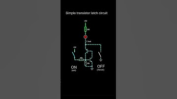 Transistor latch circuit