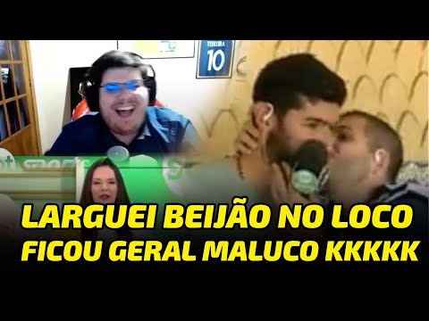 CERTEZAS BEIJA LOCO ABREU AO VIVO | CAZÉ REVELA UMA MANIA MINHA KKKK