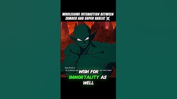 Wholesome Interaction Between Zamasu And Super Garlic Lol 🤯 #crashout #zamasu #sparkingzero #dbz