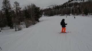 Risoul - Vars | Pic de Chabrieres | Blue run | Top to Bottom | Christmas 2025