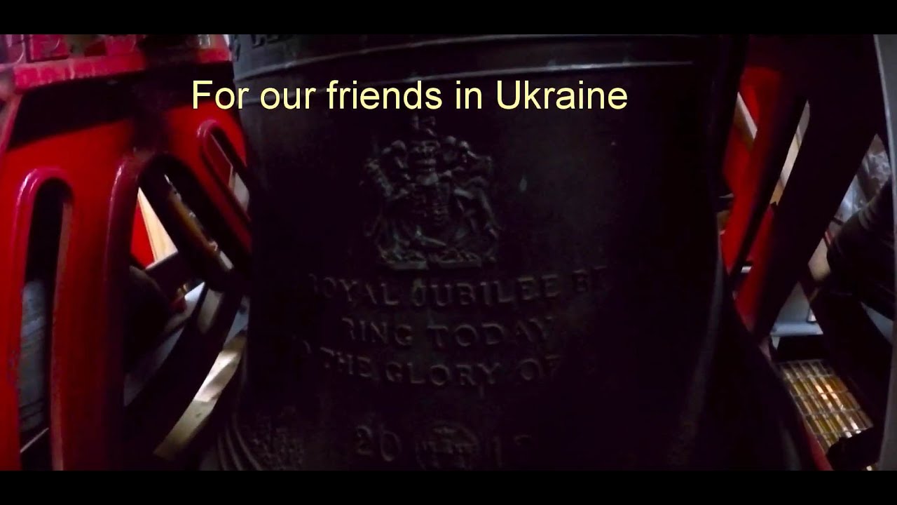 The Ukraine National Anthem at St James Garlickhythe, City of London