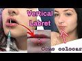 Vertical Labret👄 - Como furar passo a passo | Juliane Soares 🔆❤️