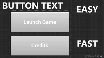 Add text to your buttons - Unreal Engine 4.27 tutorial