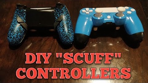 DIY Scuff like PS4 controllers. //eXtremeRate controller// \\The Controller People controller\\