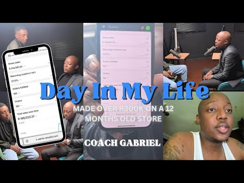 Day in the Life of a Successfull Dropshipper in South Africa! (Made R300k on a store)
