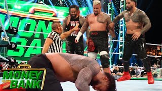Solo Sikoa Cheat Roman Reigns & Joins The Usos WWE Money in the Bank 2023 Highlights