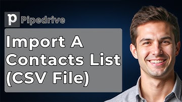 How To Import A Contacts List (CSV File) Into Pipedrive CRM [2025 Guide]