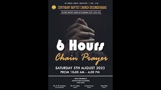 Fasting Prayers chain Prayers  Centenary Baptist Church secunderabad   05th Aug 2023