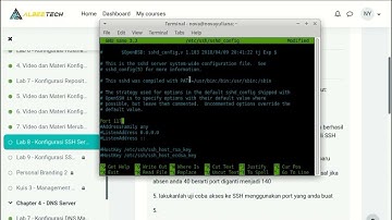 Lab 8 - Konfigurasi SSH Server Menggunakan Password dan Merubah Port SSH
