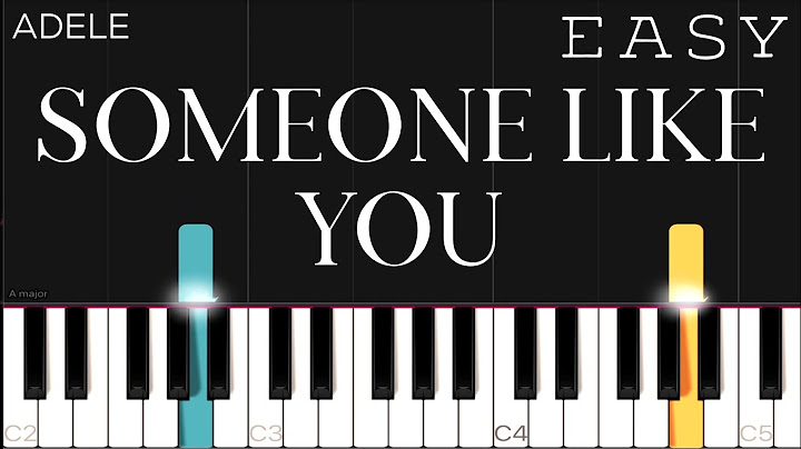 Someone Like You Piano version - Piano performance video thumbnail
