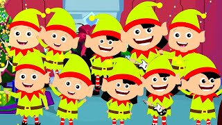 Ten Little Elves, Number Song and Preschool Rhyme for Kids Resimi