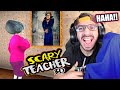 Le Corto el Vestido a Mi Maestra Loca | Scary Teacher 3D Capitulo 2 | Juegos Luky