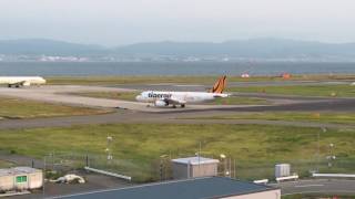 エアプサン、関西空港から離陸