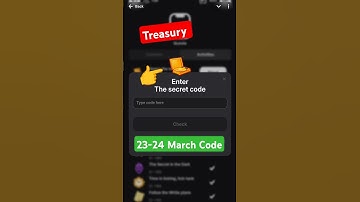 Treasury New Code | Treasury New Secret Code | Treasury New Code Today #shorts