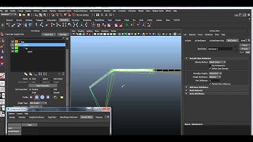 Tutorial on Maya skinning and component editor for weight skin