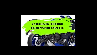 Yamaha R7 Fender Eliminator Installation - New Rage Cycles