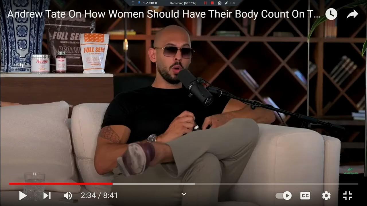 Andrew Tate's Body count on women's forehead DEBUNKED YouTube