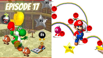 Super Mario 64 DS Episode 17 - Tick Tock Clock and Wing Mario Over the Rainbow "AWAHAHAHAH!"