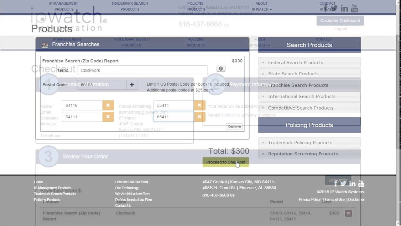 Franchise Territory Search Tutorial